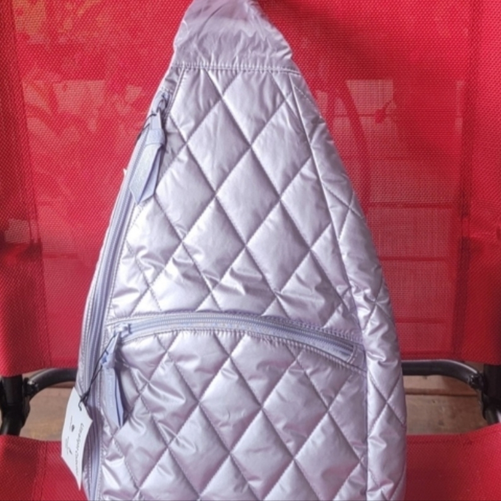Vera Bradley Lavender Pearl Ultralight Essential Sling Backpack - NWT - Picture 3 of 16